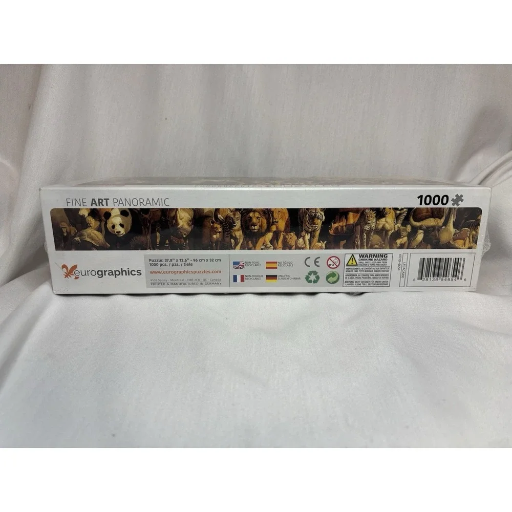 Eurographics Fine Art Panoramic Noah's Ark 1000 Piece Puzzle Haruo Takino